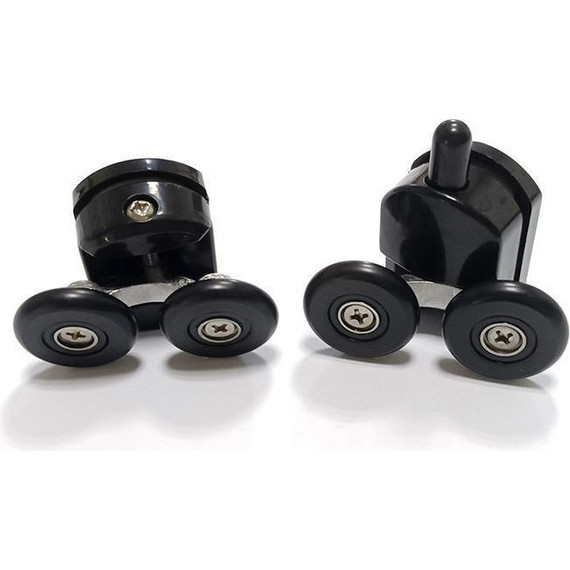 Душевое ограждение Abber Schwarzer Diamant 120х80 см AG30120BH-S80B-S80B, черный/прозрачное - фото 4