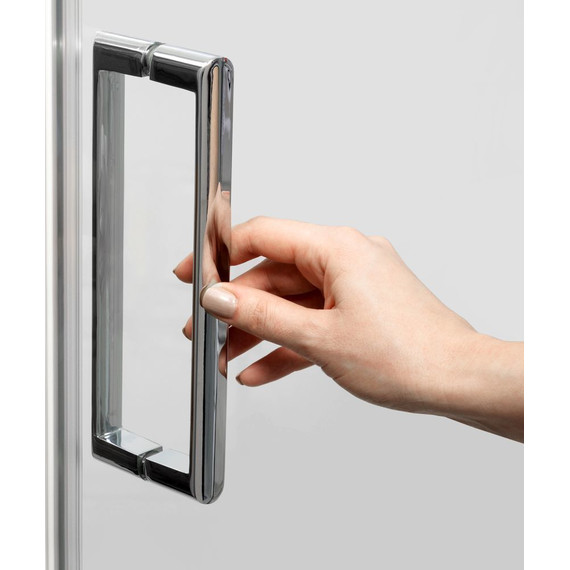 Душевая дверь WasserKraft Berkel 90 см 48P04, хром/прозрачное - фото 3