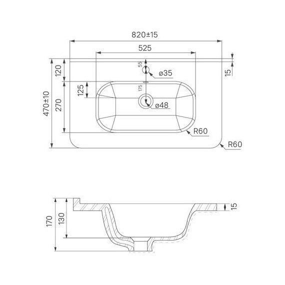 Тумба напольная с раковиной Iddis Brick 80 см BRI80WFi95K, белый глянец - фото 12