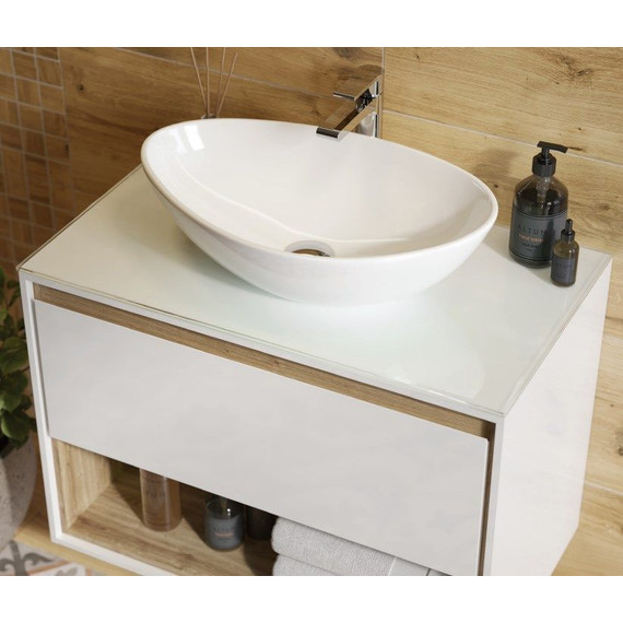 Раковина-чаша Cersanit Moduo Leaf 55 см 63571 - фото, картинка 3 Раковина-чаша Cersanit Moduo Leaf 55 см 63571 - фото 3