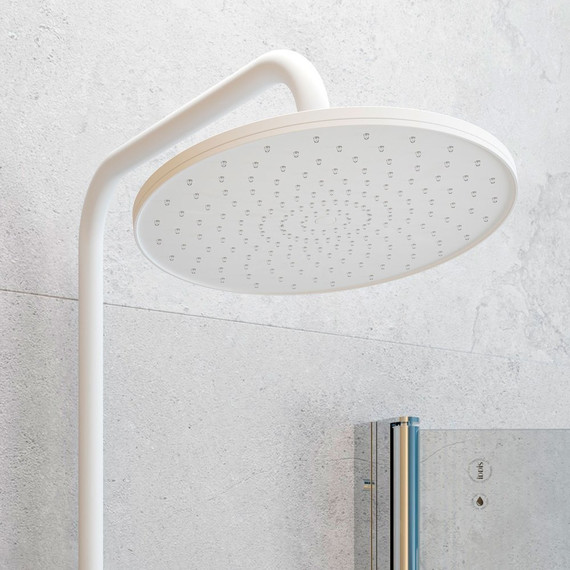 Душевая стойка Iddis Shelfy SHEWTBTi06, белый матовый - фото 5