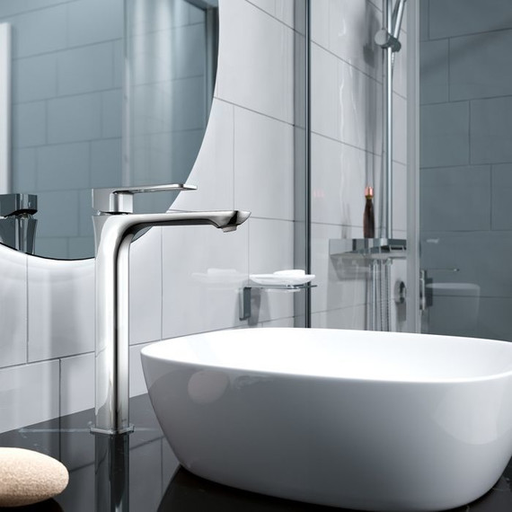 Смеситель для раковины высокий Iddis Slide SLISB01i01 - фото 6