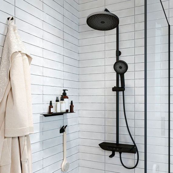 Душевая стойка Iddis Spahome SPABLBTi06, черный матовый - фото 3