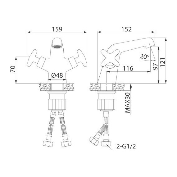 Смеситель для раковины Iddis Acros ACRSB00i01 - фото 6