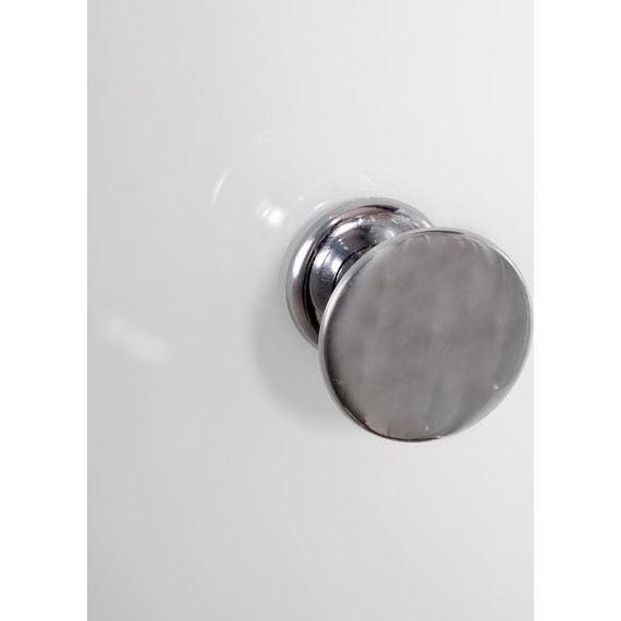 Душевая кабина Deto K408 80x80 см, хром/прозрачное (безсиликоновая сборка) - фото 5