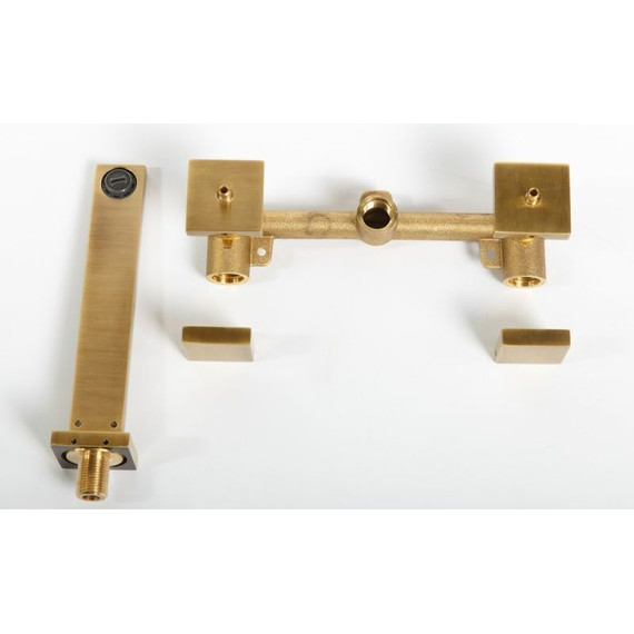 Смеситель для раковины настенный Cezares UNIKA-BLI3-02, бронза, Цвет производителя: бронза - фото 6