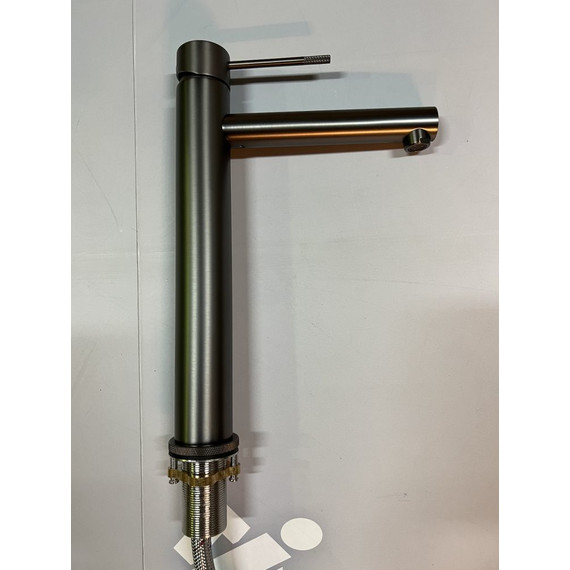 Смеситель для раковины высокий Timo Saona 2311/18F, черное золото - фото 3