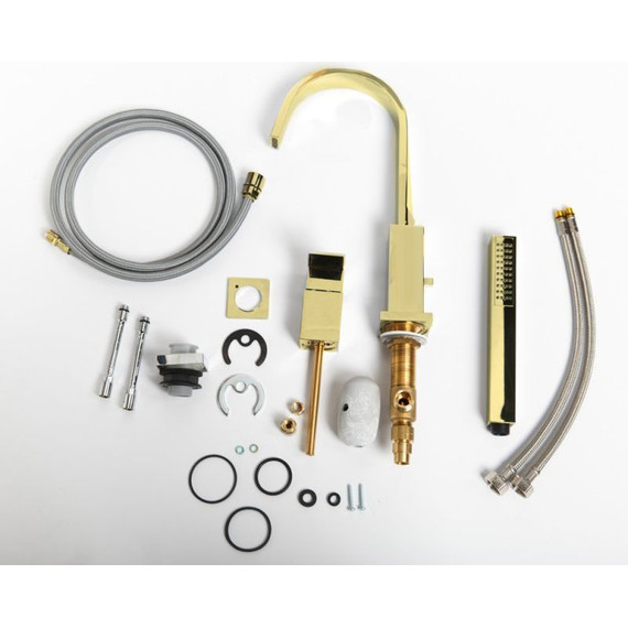 Смеситель для ванны Cezares UNIKA-BVD3-03/24, золото, Цвет производителя: золото - фото 6