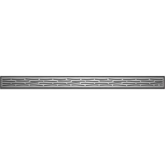 Решетка TECEdrainline "organic" для трапа 80 см 600861, нержавеющая сталь, хром матовый - фото 3