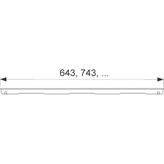 Решетка TECEdrainline "quadratum" для трапа 90 см 600951, нержавеющая сталь, хром матовый - фото 6