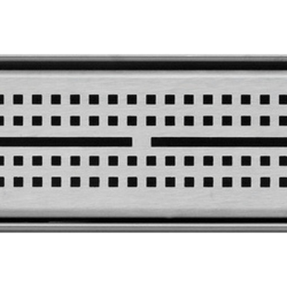 Решетка TECEdrainline "quadratum" для трапа 70 см 600751, нержавеющая сталь, хром матовый - фото 4