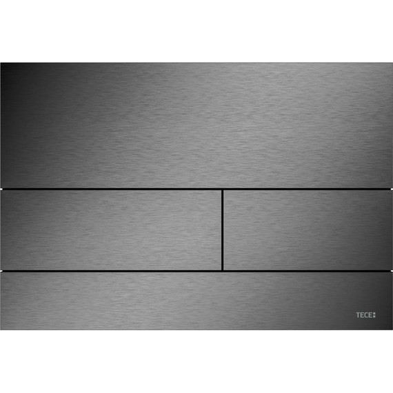 Кнопка смыва TECEsquare II 9240836, металлическая, сатин/черный хром - фото 