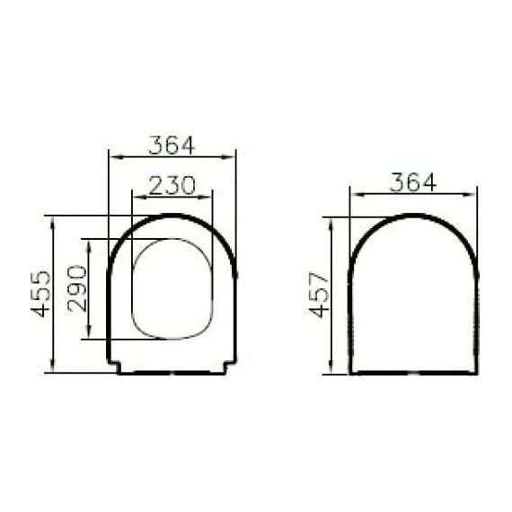 Сиденье с крышкой для унитаза Vitra S50 микролифт 110-003-019 - фото 2