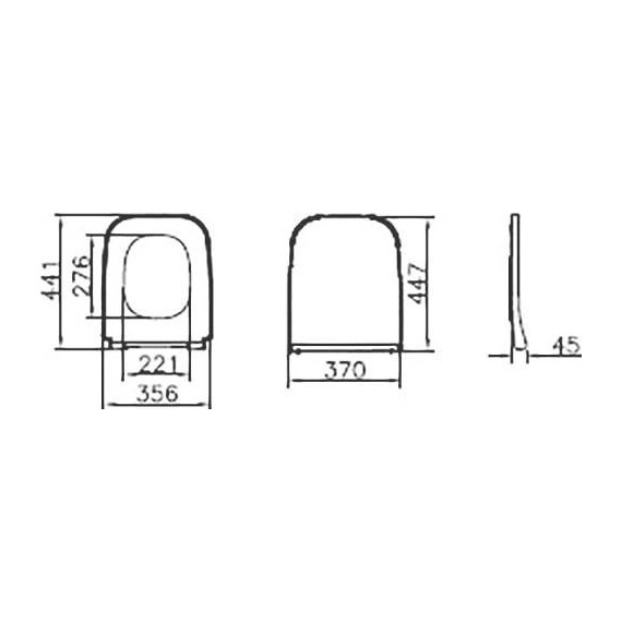 Сиденье с крышкой для унитаза Vitra Integra Square микролифт 191-003-009 - фото, картинка 3 Сиденье с крышкой для унитаза Vitra Integra Square микролифт 191-003-009 - фото 3