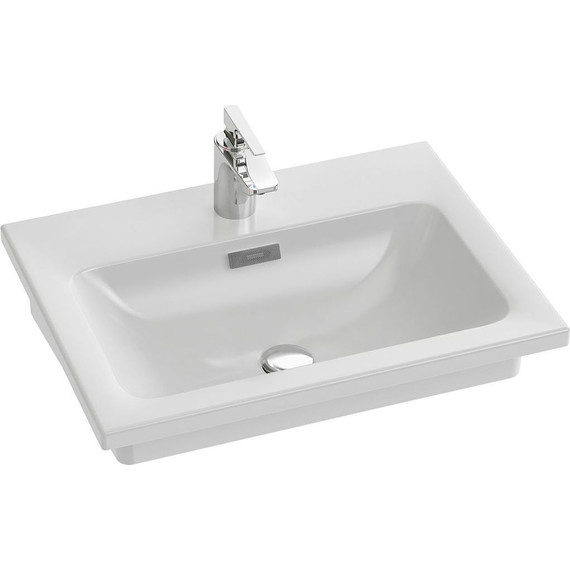 Тумба подвесная с раковиной Jacob Delafon Madeleine 60 см EB2052-J54, серый матовый - фото 2