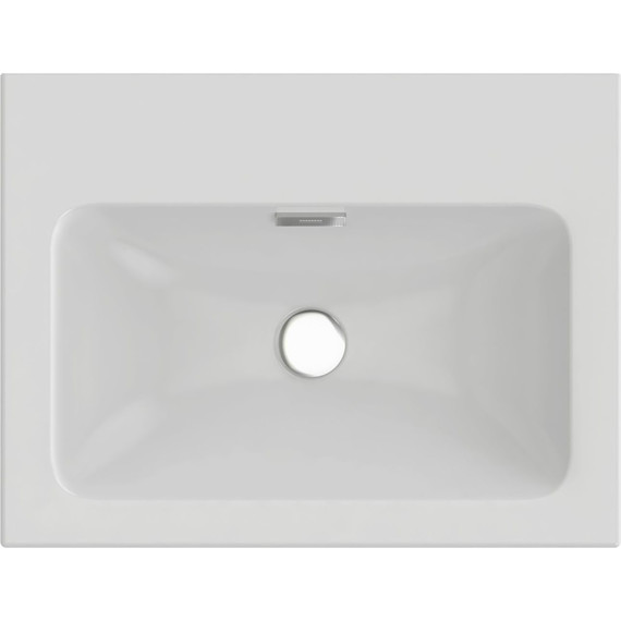 Тумба подвесная с раковиной Jacob Delafon Madeleine 60 см EB2052-J54, серый матовый - фото 3