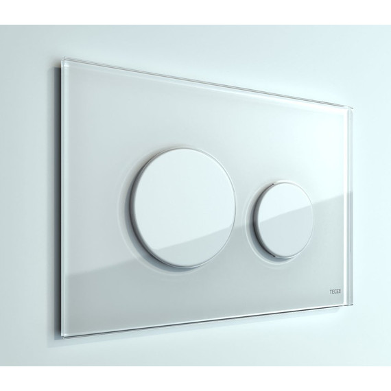 Кнопка смыва TECEloop 9240650, стеклянная, белый - фото 2