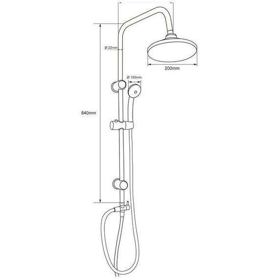 Душевая стойка Aquanet Passion R 212270 - фото 2