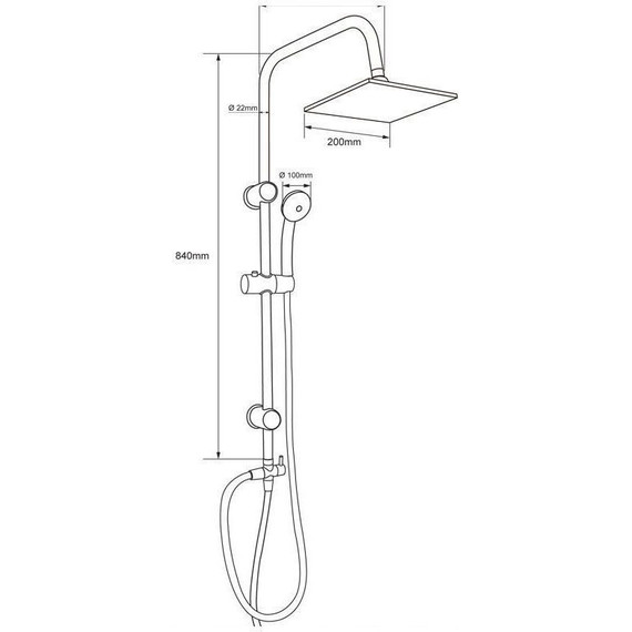 Душевая стойка Aquanet Passion S 212271 - фото 2