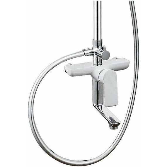 Душевая стойка Aquanet Arctic R AF520-72-R-CW 243325, хром/белый - фото 4