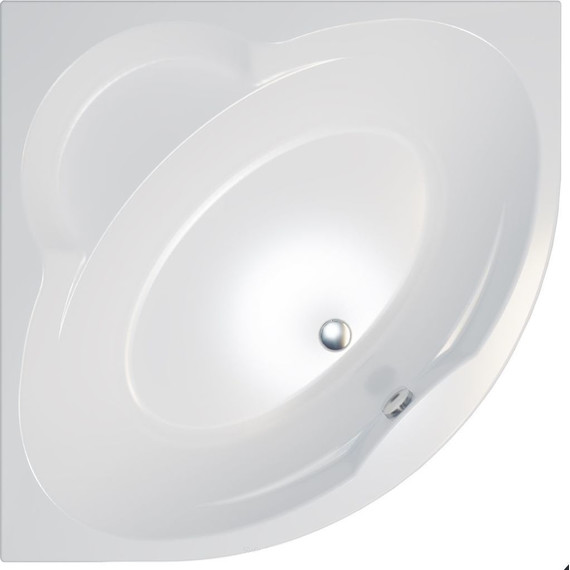 Ванна акриловая 1ACReal Мартин 120х120 см с каркасом - фото 4