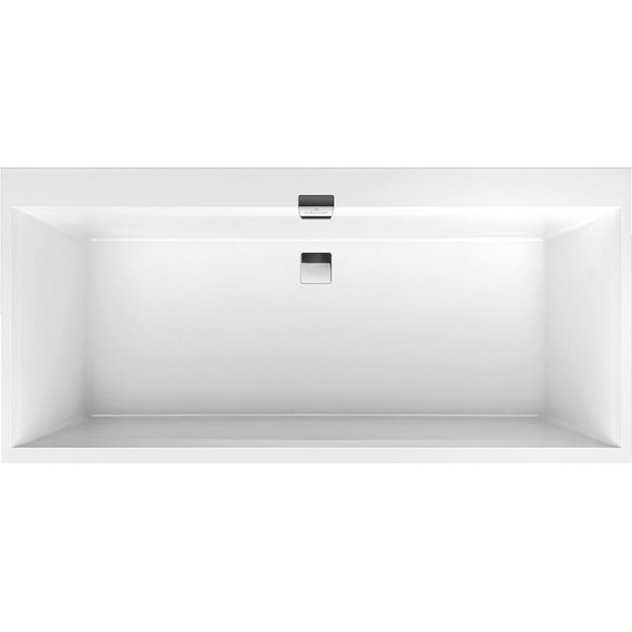 Ванна квариловая Villeroy&Boch Squaro Edge 180x80 см UBQ180SQE2DV-01 с ножками и сифоном - фото 