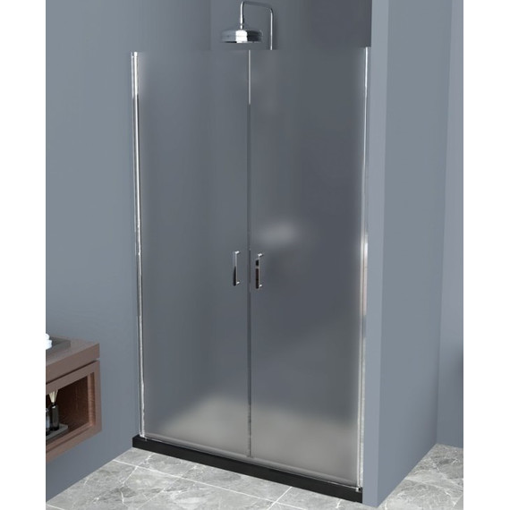 Душевая дверь BelBagno 90 см UNO-B-2-90-P-Cr, хром/матовое - фото 