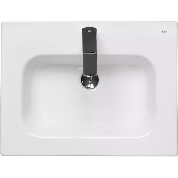 Тумба подвесная с раковиной Акватон Римини 60 см 1A226601RN950, черный - фото 7