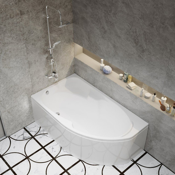 Ванна акриловая Тритон София 170х95 см L с каркасом - фото 7