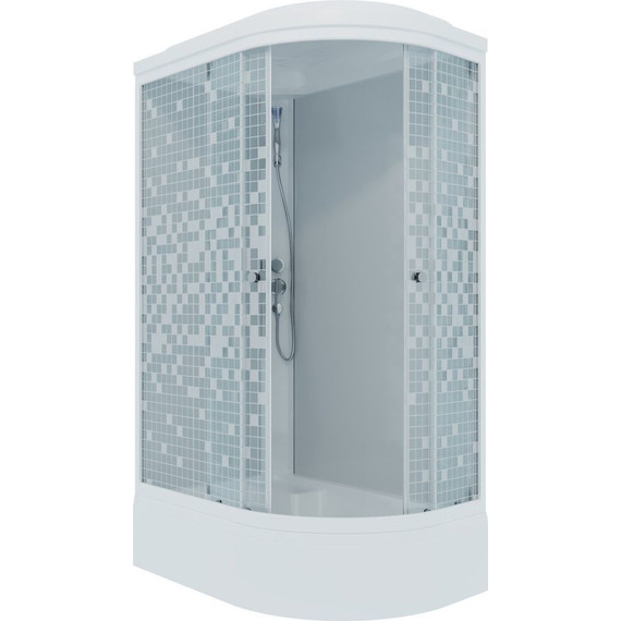 Душевая кабина Triton Коралл B 120x80 см, белый/узор L - фото 3