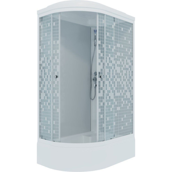 Душевая кабина Triton Коралл B 120x80 см, белый/узор R - фото 2