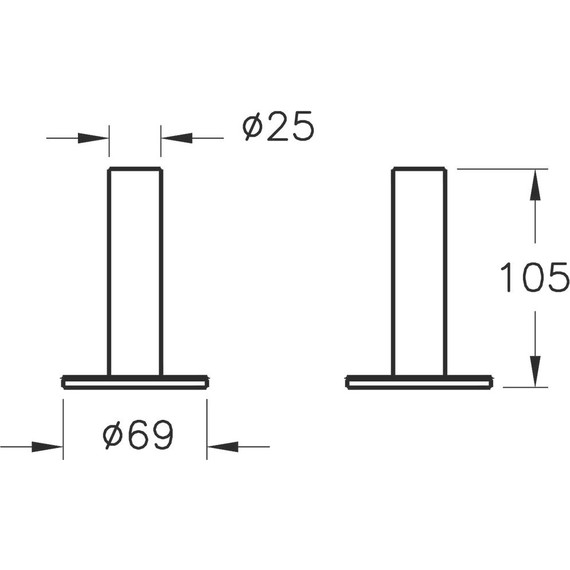 Держатель для зубных щеток Vitra Origin A4489636, черный матовый - фото 2