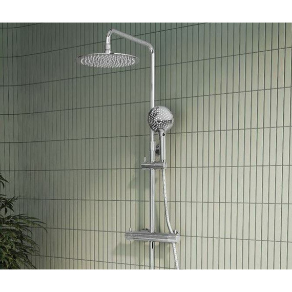 Душевая стойка с термостатом Vitra AquaHeat Bliss 240 2F A47205EXP - фото 2