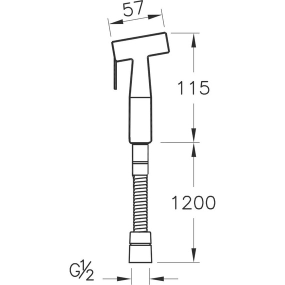 Набор для гигиенического душа Vitra Hygienic A49271EXP - фото 3