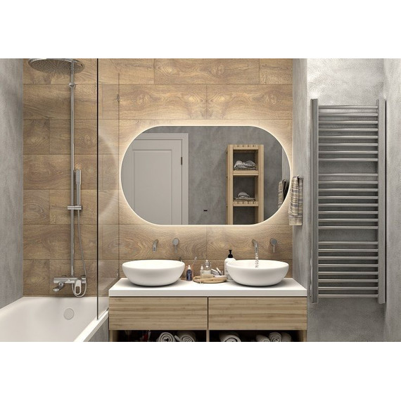 Зеркало Art&Max Torino Led 120 см AM-Tor-1200-700-DS-F - фото 4