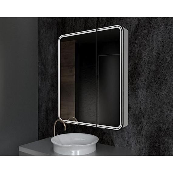 Зеркало-шкаф Art&Max Verona Led 70 см AM-Ver-700-800-2D-R-DS-F - фото 2