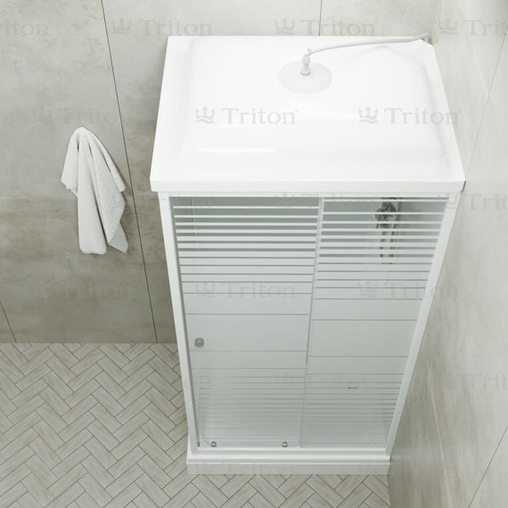 Душевая кабина Triton Квадро 120x80 см, белый/узор R - фото, картинка 7 Душевая кабина Triton Квадро 120x80 см, белый/узор R - фото 7