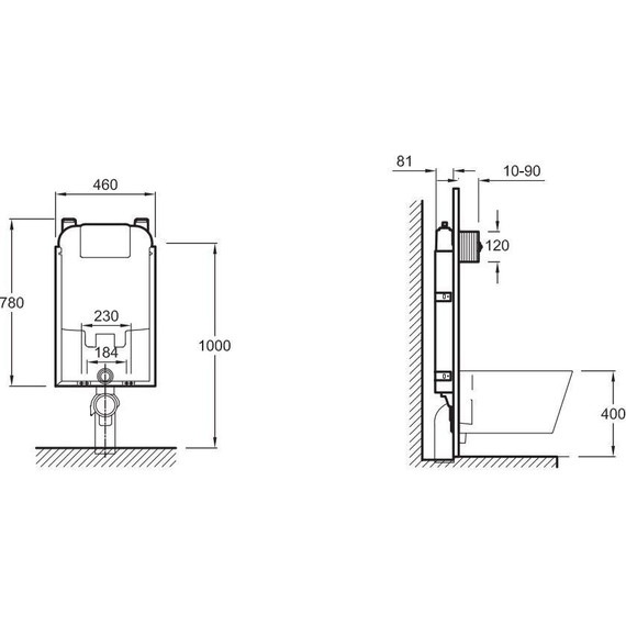 Смывной бачок скрытого монтажа Jacob Delafon E31671-NF - фото, картинка 2 Смывной бачок скрытого монтажа Jacob Delafon E31671-NF - фото 2