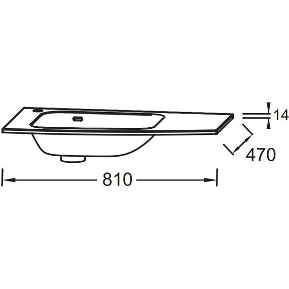 Раковина мебельная Jacob Delafon Nona 81 см EB1880RU-00 - фото 3