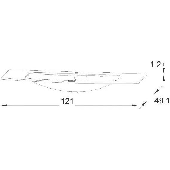 Раковина мебельная Jacob Delafon Nona 121 см EB1886RU-DE4, серый матовый - фото 3