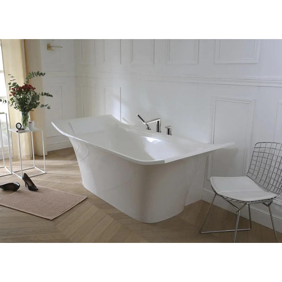 Ванна каменная Jacob Delafon Grand Boulevard 180x90 см E6D158-0 с сифоном - фото 2