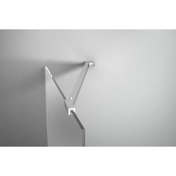 Душевая перегородка Jacob Delafon Contra 140 см E22W140-GA (стекло 8 мм), хром/прозрачное - фото 2