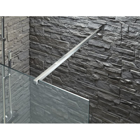 Душевая перегородка Jacob Delafon Contra 140 см E22W140-GA (стекло 8 мм), хром/прозрачное - фото 3