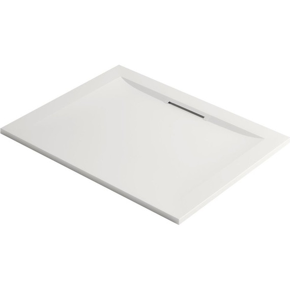 Акриловый поддон Jacob Delafon Flight Pure 100x80 см E62324-F-00 с антискользящим покрытием и сифоном - фото 