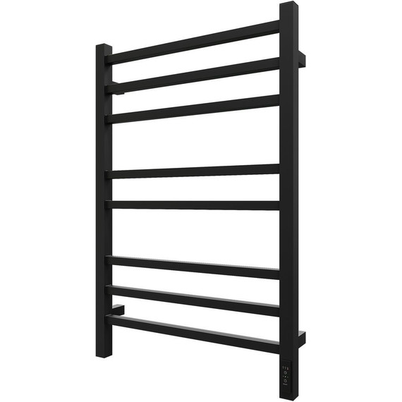 Полотенцесушитель электрический Grois Alex GR-102 П8 500x800 мм, чёрный матовый - фото 2