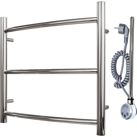 Полотенцесушитель электрический Point П3 500x500 мм PN04155E (возможность скрытого подключения) - фото 3