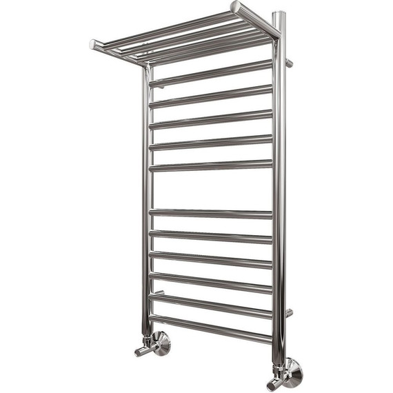 Полотенцесушитель водяной с полкой Point П11 500х800 мм PN10158SP - фото 