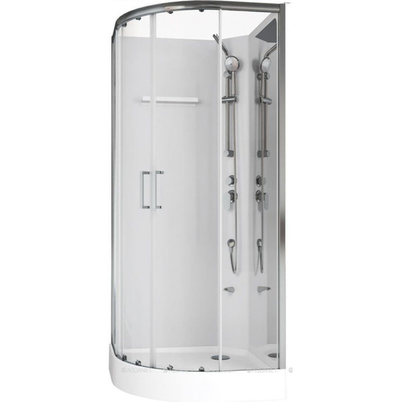 Душевое кабина Aquanet Passion R 2.0 90x90 см 263868, хром/прозрачное (безсиликоновая сборка) - фото 3