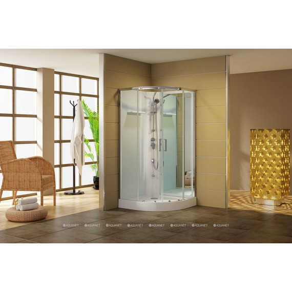 Душевое кабина Aquanet Passion R 2.0 90x90 см 263868, хром/прозрачное (безсиликоновая сборка) - фото 4