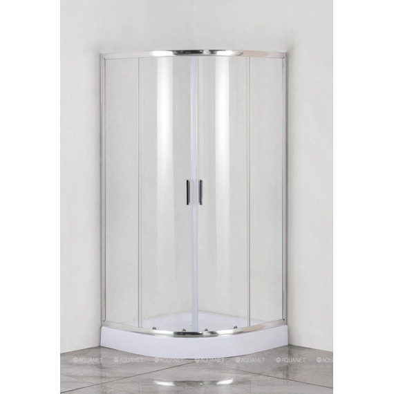 Душевое ограждение Aquanet SE-800Q 80х80 см 270062, хром/прозрачное - фото, картинка 2 Душевое ограждение Aquanet SE-800Q 80х80 см 270062, хром/прозрачное - фото 2